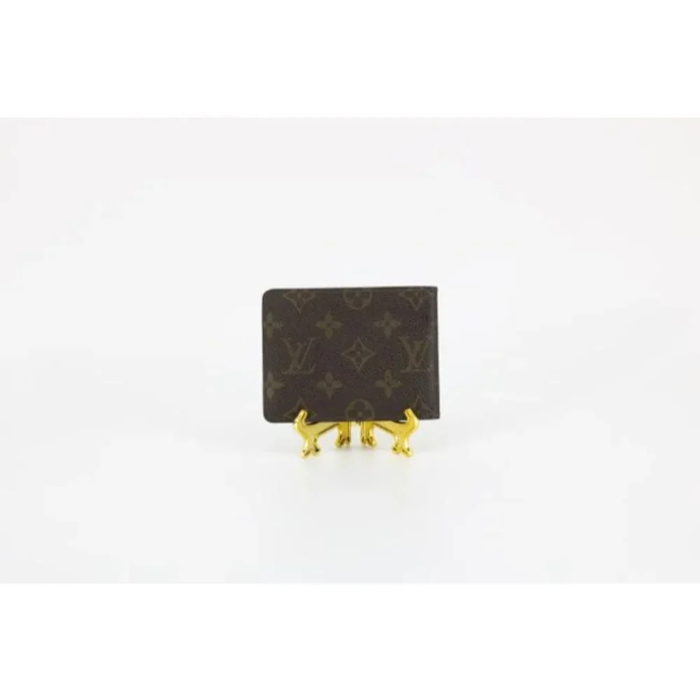 AUTHENTIC Louis Vuitton Brown Monogram Canvas Wallet